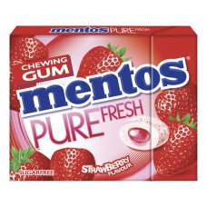 MENTOS τσίχλες pure fresh με γεύση φράουλα, χωρίς ζάχαρη, 20τμχ