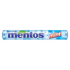 MENTOS τσιχλοκαραμέλες chewy dragees με γεύση μέντα, 38g