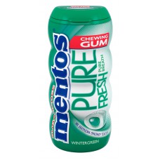 MENTOS τσίχλες pure fresh wintergreen με γεύση μέντα, χωρίς ζάχαρη, 28g