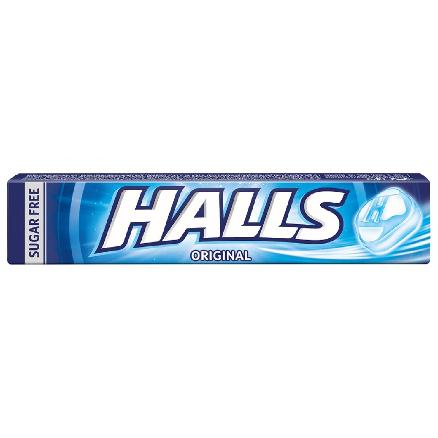 HALLS καραμέλες Original με γεύση μενθόλη/ευκάλυπτος, χωρίς ζάχαρη, 32g