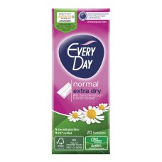 EVERY DAY σερβιετάκια normal extra dry με εκχύλισμα χαμομηλιού, 20τμχ