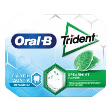 TRIDENT τσίχλες Oral-B με γεύση δυόσμο, χωρίς ζάχαρη, 10τμχ