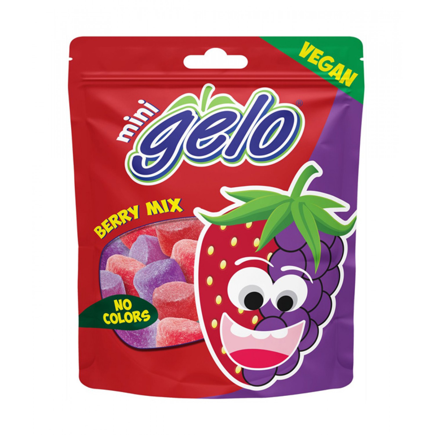 ΛΑΒΔΑΣ ζελεδάκια mini gelo berry mix vegan, 100g
