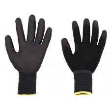 Γάντια εργασίας 02047-BK, αντιολισθητικά, μαύρα