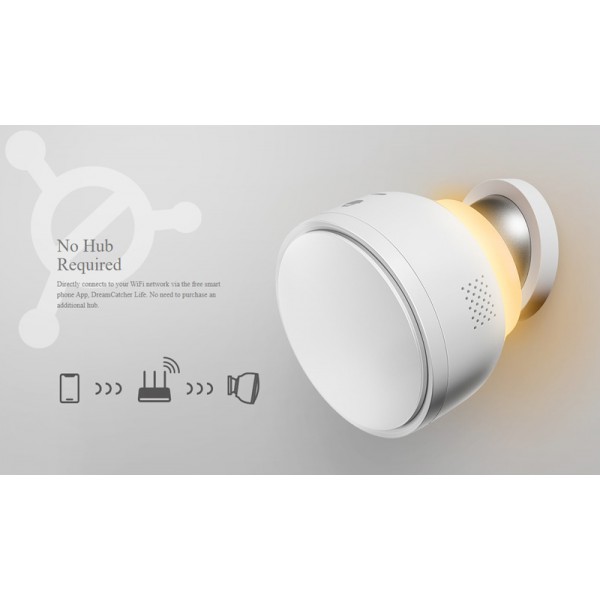 CHUANGO πολυλειτουργικός ανιχνευτής κίνησης/περιβάλλοντος DML-100, Wi-Fi CHUANGO πολυλειτουργικός ανιχνευτής κίνησης/περιβάλλοντος DML-100, Wi-Fi