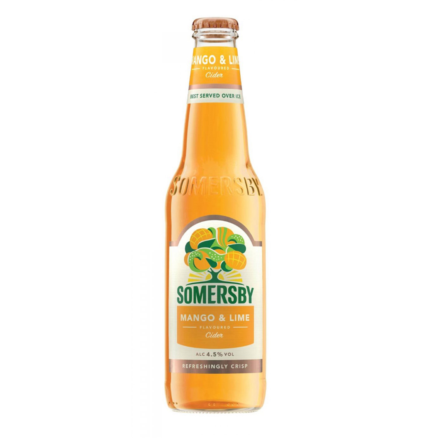 SOMERSBY μηλίτης Mango & Lime, 330ml, Alc. 4.5% vol
