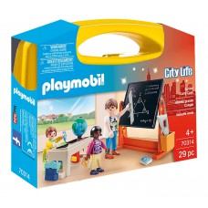 PLAYMOBIL βαλιτσάκι City Life σχολική τάξη 70314, 29τμχ