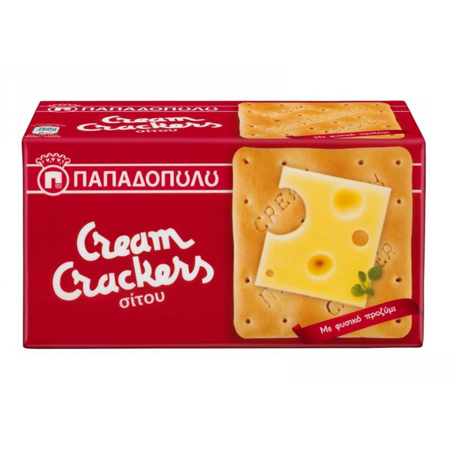 ΠΑΠΑΔΟΠΟΥΛΟΥ cream crackers σίτου κλασικά, 140g