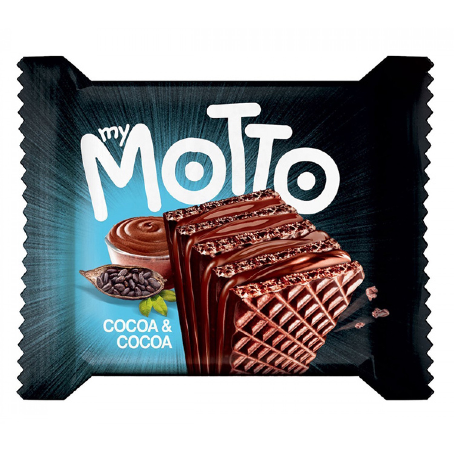 MY MOTTO γκοφρέτα με κρέμα κακάο, 34g