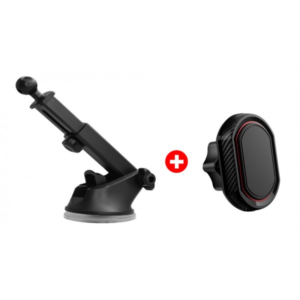 POWERTECH βάση smartphone αυτοκινήτου για ταμπλό BNDL-0154, μαύρη POWERTECH βάση smartphone αυτοκινήτου για ταμπλό BNDL-0154, μαύρη