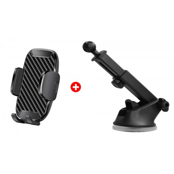 POWERTECH βάση smartphone αυτοκινήτου για ταμπλό, BNDL-0158, μαύρη POWERTECH βάση smartphone αυτοκινήτου για ταμπλό, BNDL-0158, μαύρη