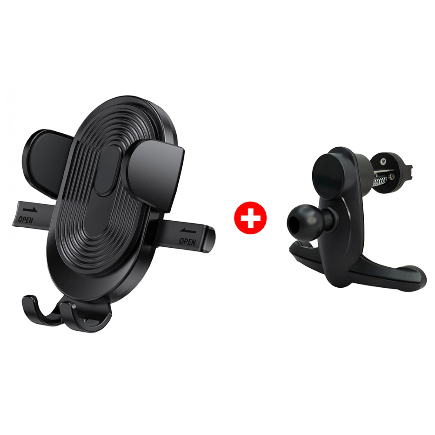 POWERTECH βάση smartphone για αεραγωγό αυτοκινήτου BNDL-0160, μαύρη POWERTECH βάση smartphone για αεραγωγό αυτοκινήτου BNDL-0160, μαύρη