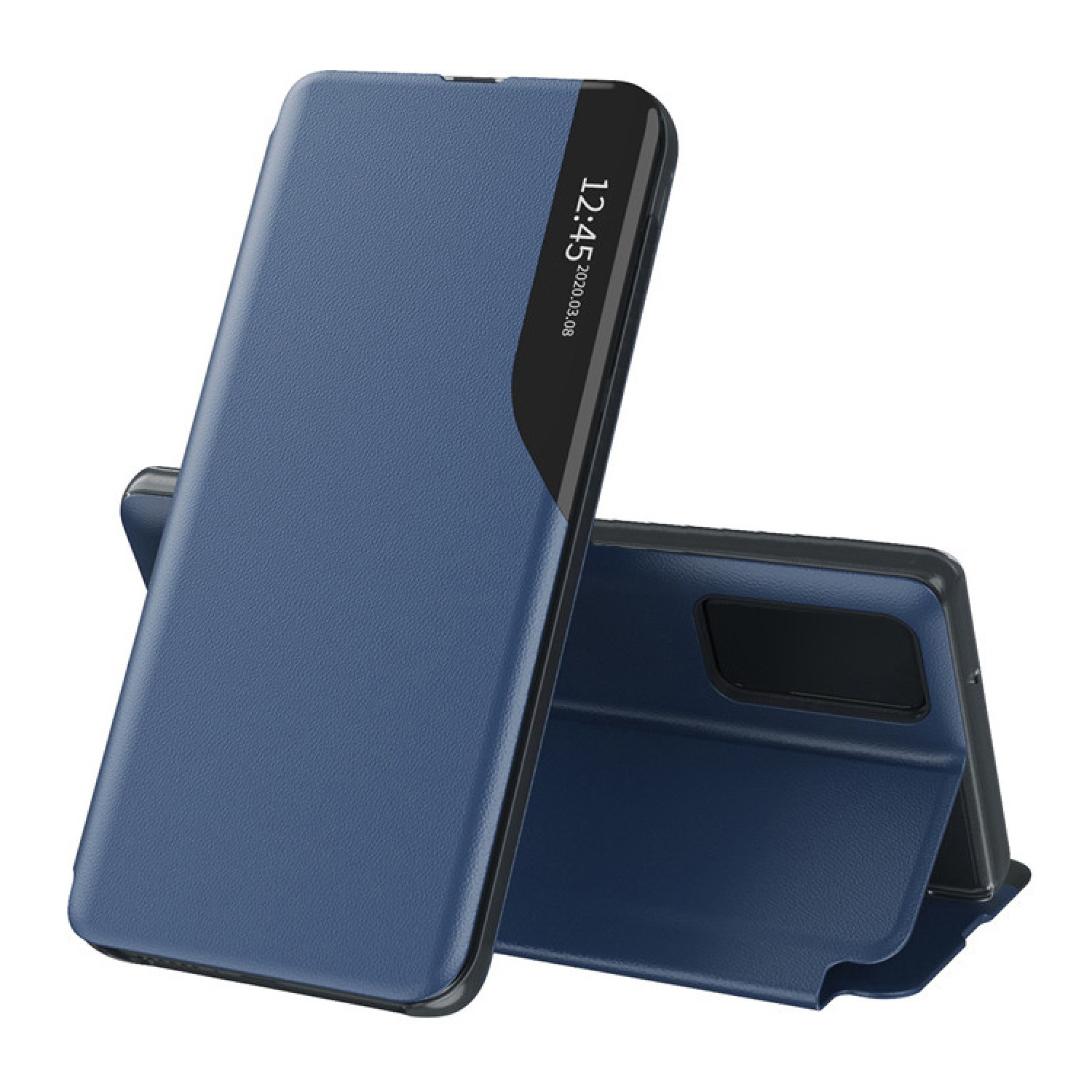 POWERTECH θήκη Smart view MOB-1804 για Samsung A14 5G, μπλε POWERTECH θήκη Smart view MOB-1804 για Samsung A14 5G, μπλε