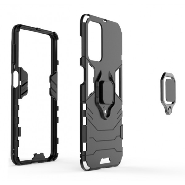 POWERTECH Θήκη Ring Armor 1807 για Samsung A23 4G/5G, μαύρη