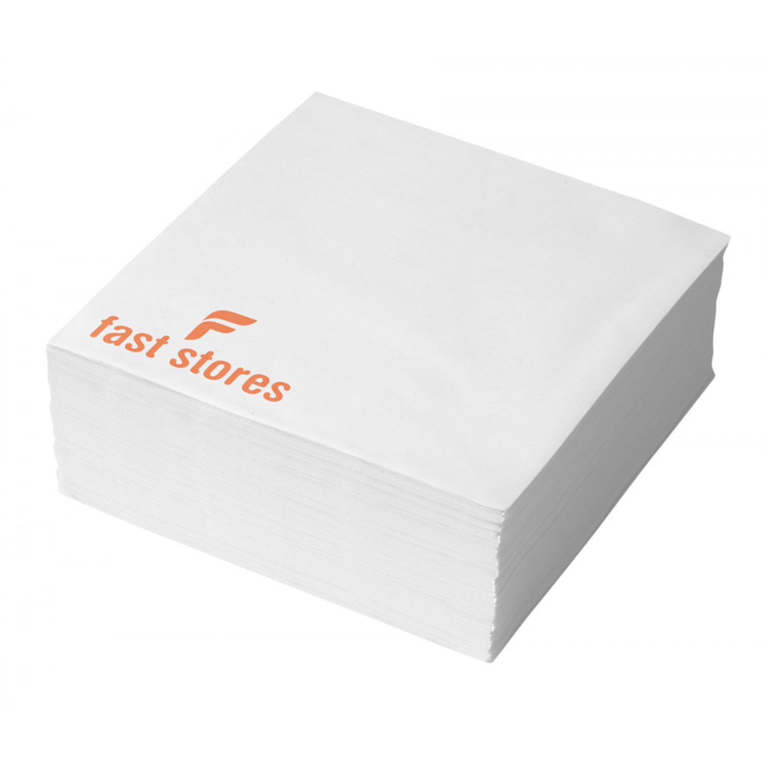 FAST STORES χαρτοπετσέτα, 24x24cm, λευκή, 600τμχ