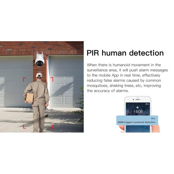 VSTARCAM smart ηλιακή κάμερα BG69, 10000mAh, IP66, 3MP, 4G, PIR, PTZ VSTARCAM smart ηλιακή κάμερα BG69, 10000mAh, IP66, 3MP, 4G, PIR, PTZ