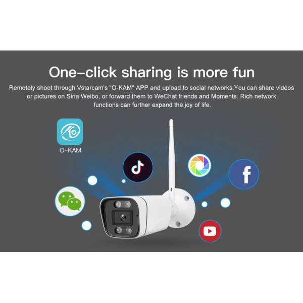 VSTARCAM smart IP κάμερα CS58, IP66, 3MP, WiFi, ανίχνευση καπνού VSTARCAM smart IP κάμερα CS58, IP66, 3MP, WiFi, ανίχνευση καπνού