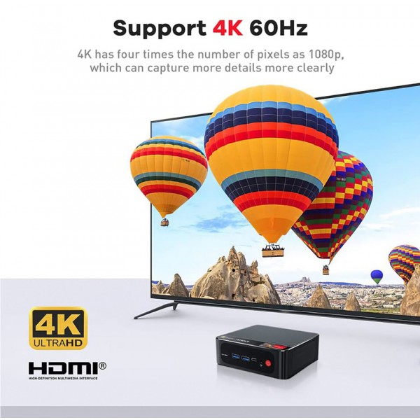 BEELINK mini PC SER, AMD 5500U, 16GB, 500GB M.2, Windows 11 Pro BEELINK mini PC SER, AMD 5500U, 16GB, 500GB M.2, Windows 11 Pro