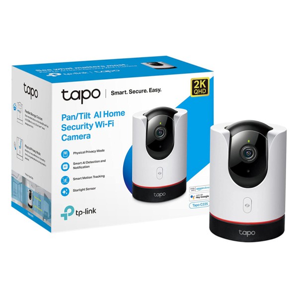 TP-LINK smart camera Tapo-C225, 2K QHD, Pan/Tilt, two-way audio, Ver. 1 TP-LINK smart camera Tapo-C225, 2K QHD, Pan/Tilt, two-way audio, Ver. 1