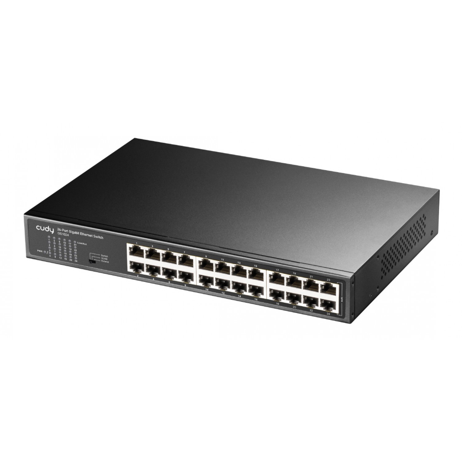 CUDY Ethernet switch GS1024, 24-port Gigabit, VLAN, V2.0 CUDY Ethernet switch GS1024, 24-port Gigabit, VLAN, V2.0