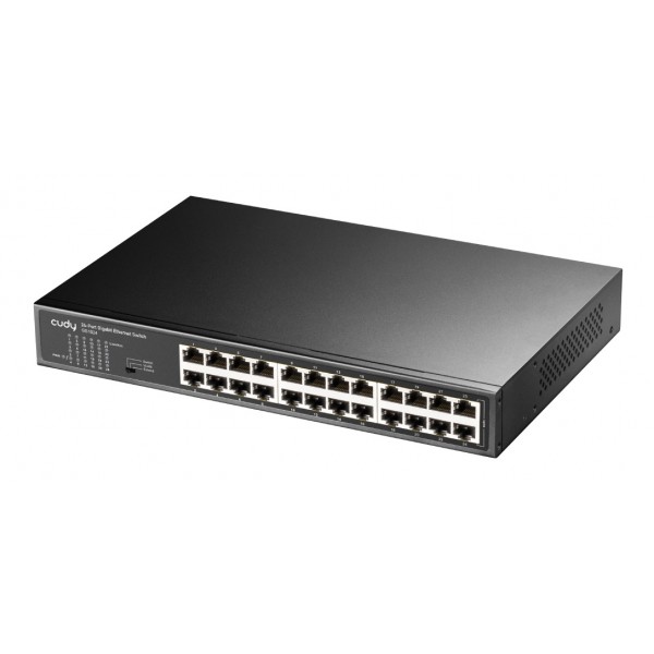 CUDY Ethernet switch GS1024, 24-port Gigabit, VLAN, V2.0 CUDY Ethernet switch GS1024, 24-port Gigabit, VLAN, V2.0