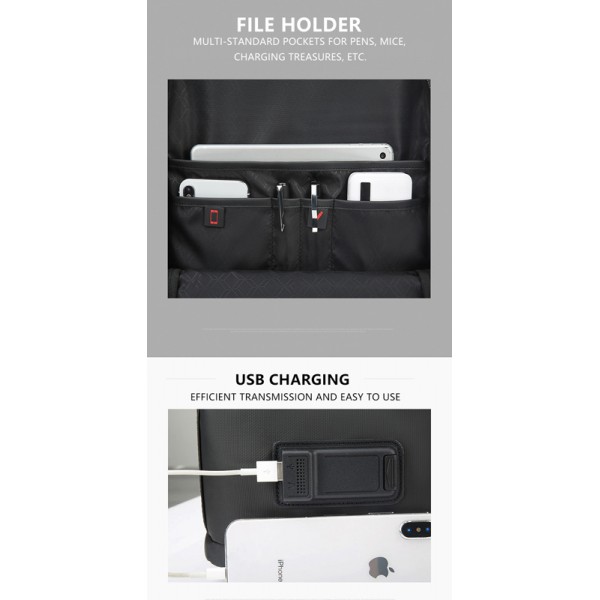 ARCTIC HUNTER τσάντα πλάτης B00328 με θήκη laptop 15.6", USB, 19L, μαύρη ARCTIC HUNTER τσάντα πλάτης B00328 με θήκη laptop 15.6", USB, 19L, μαύρη