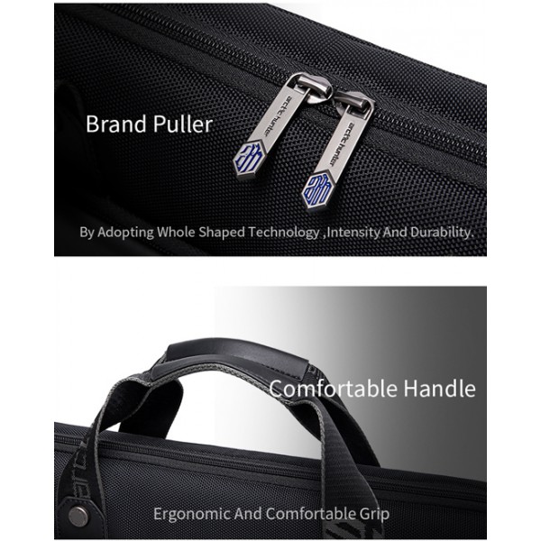 ARCTIC HUNTER τσάντα ώμου GW00022 για laptop 15.6", 8L, μαύρη ARCTIC HUNTER τσάντα ώμου GW00022 για laptop 15.6", 8L, μαύρη