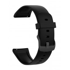 Λουράκι σιλικόνης BAND-013-BK, 22mm, μαύρο