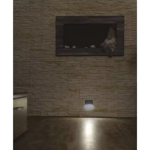 EMOS LED φωτιστικό τοίχου ZC0116, 1.5W, 95lm, 4000K, IP65, 10x6cm, γκρι EMOS LED φωτιστικό τοίχου ZC0116, 1.5W, 95lm, 4000K, IP65, 10x6cm, γκρι