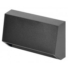 EMOS LED φωτιστικό τοίχου ZC0116, 1.5W, 95lm, 4000K, IP65, 10x6cm, γκρι