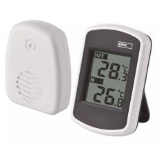 EMOS ψηφιακό θερμόμετρο E0042, εσωτερικού & εξωτερικού χώρου, λευκό