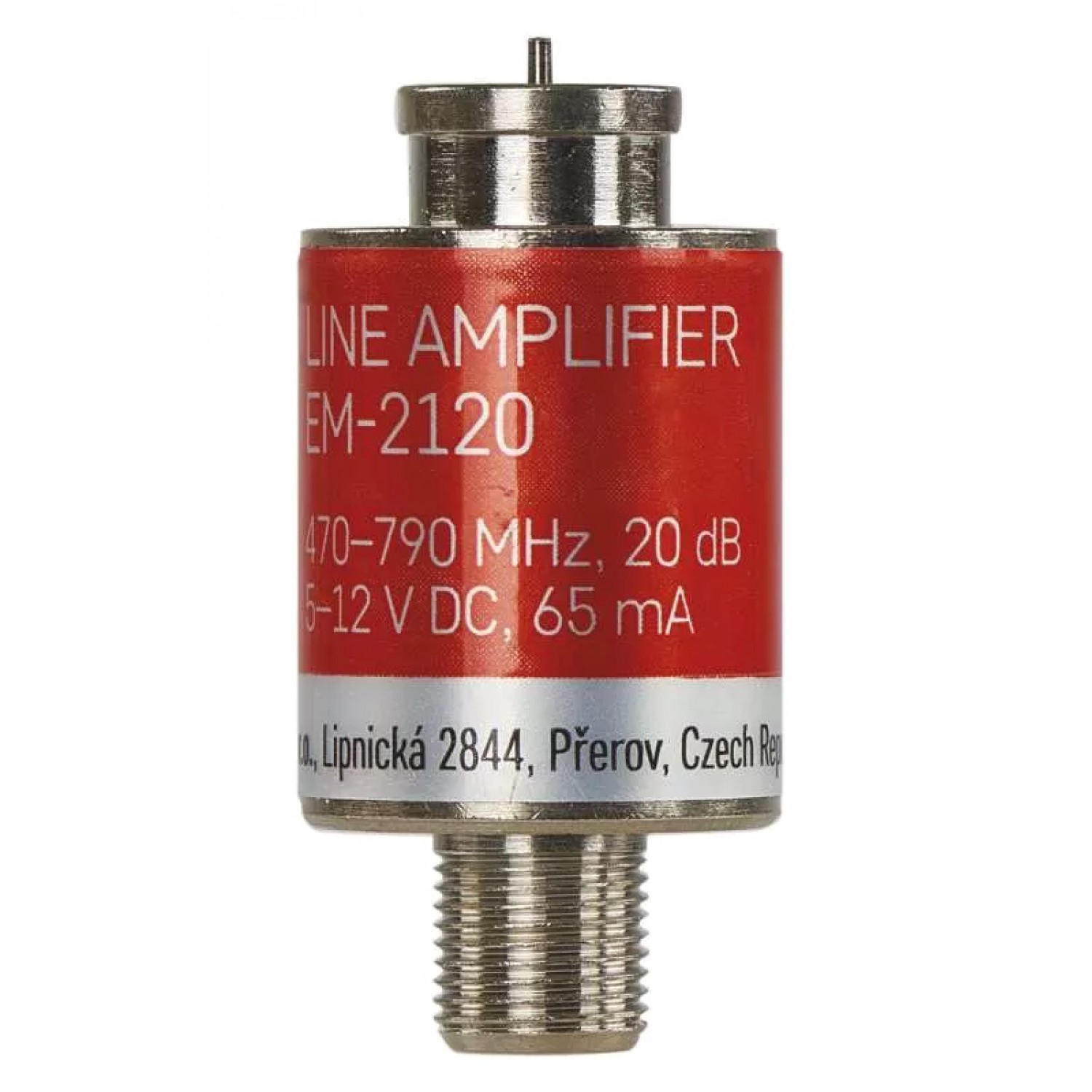 EMOS ενισχυτής σήματος DVB-T/T2 J5709, UHF 470–790MHz, 20dB, F connector EMOS ενισχυτής σήματος DVB-T/T2 J5709, UHF 470–790MHz, 20dB, F connector