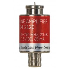 EMOS ενισχυτής σήματος DVB-T/T2 J5709, UHF 470–790MHz, 20dB, F connector