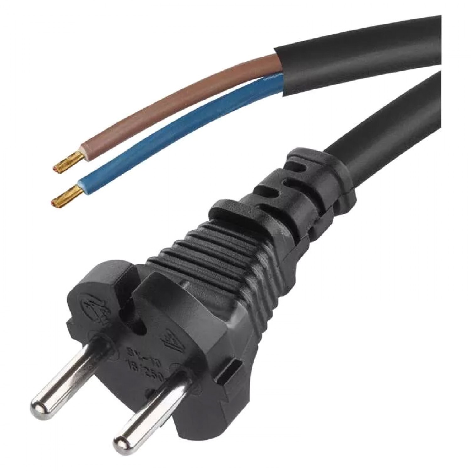 EMOS καλώδιο τροφοδοσίας S03030, 2x 1.0mm², 3m, μαύρο EMOS καλώδιο τροφοδοσίας S03030, 2x 1.0mm², 3m, μαύρο