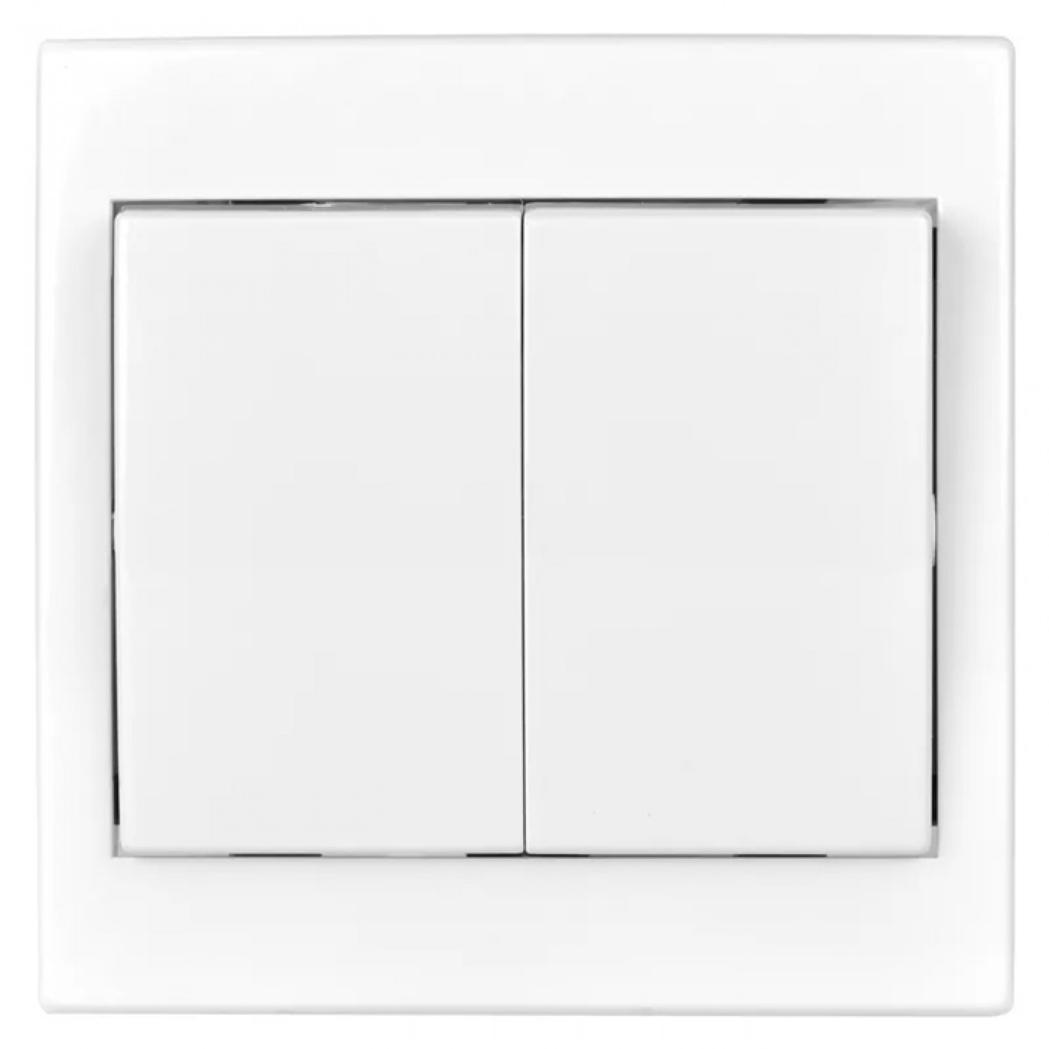 TESLA STROPKOV διακόπτης κομμυτατέρ Praktik A0264, διπλός, λευκός TESLA STROPKOV διακόπτης κομμυτατέρ Praktik A0264, διπλός, λευκός