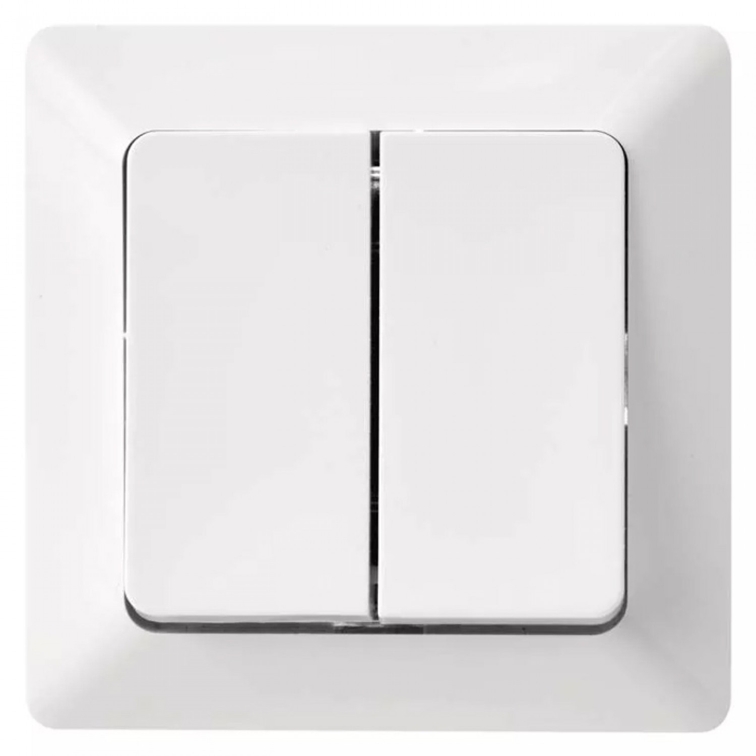 EMOS διακόπτης αλέ-ρετούρ A6100.3, διπλός, 2-way, λευκός EMOS διακόπτης αλέ-ρετούρ A6100.3, διπλός, 2-way, λευκός