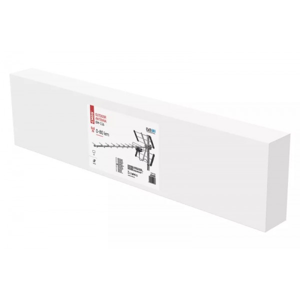 EMOS εξωτερική κεραία J0680, DVB-T2, Full HD, LTE, UHF, 0–80km EMOS εξωτερική κεραία J0680, DVB-T2, Full HD, LTE, UHF, 0–80km