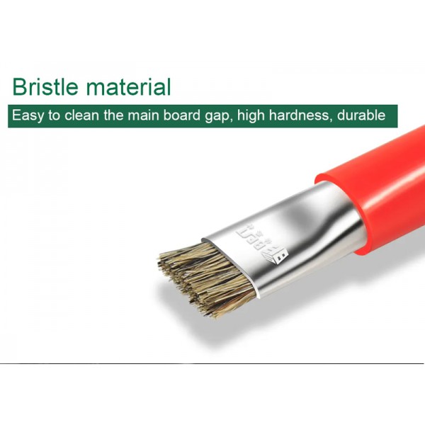 BEST αντιστατική βούρτσα καθαρισμού BST-71 με διπλή κεφαλή, κόκκινη BEST αντιστατική βούρτσα καθαρισμού BST-71 με διπλή κεφαλή, κόκκινη