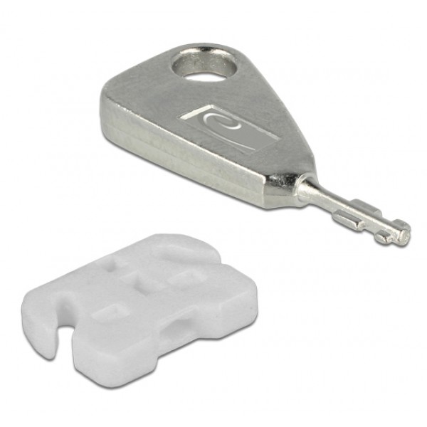 DELOCK blocker θυρών USB 20648 με εργαλείο κλειδώματος, 5τμχ
