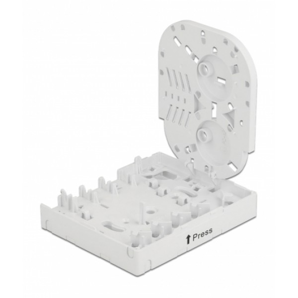 DELOCK κυτίο σύνδεσης οπτικών ινών 86843, 4x SC Simplex/LC Dublex, λευκό DELOCK κυτίο σύνδεσης οπτικών ινών 86843, 4x SC Simplex/LC Dublex, λευκό