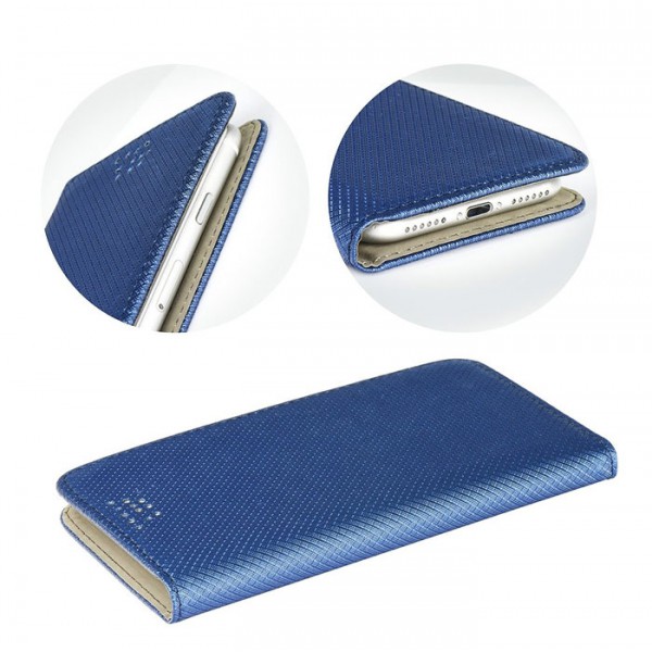 POWERTECH Θήκη Smart Book Universal για Smartphone 4.5" - 4.7", Blue