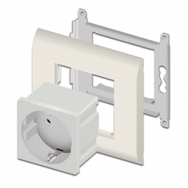 DELOCK module πρίζας ρεύματος Easy 45 81392, 45x45mm DELOCK module πρίζας ρεύματος Easy 45 81392, 45x45mm