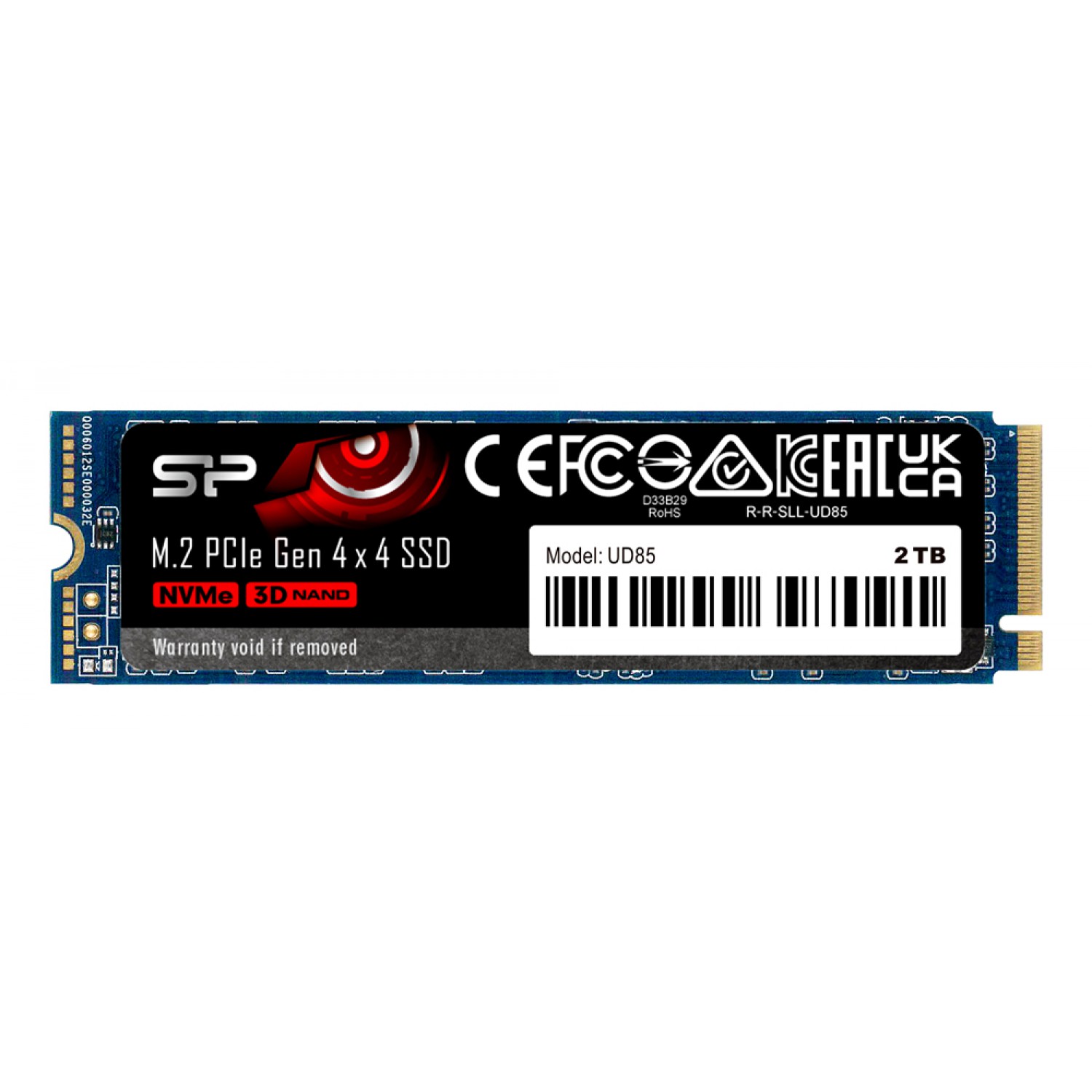 SILICON POWER SSD PCIe Gen4x4 M.2 2280 UD85, 2TB, 3.600-2.800MB/s SILICON POWER SSD PCIe Gen4x4 M.2 2280 UD85, 2TB, 3.600-2.800MB/s