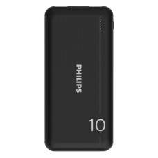 PHILIPS power bank DLP1810NB-62, 10000mAh, 2x USB, 2.1A, μαύρο