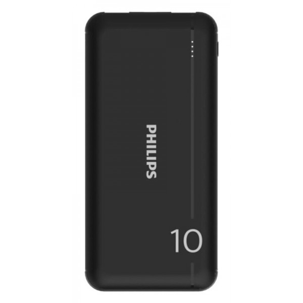 PHILIPS power bank DLP1810NB-62, 10000mAh, 2x USB, 2.1A, μαύρο PHILIPS power bank DLP1810NB-62, 10000mAh, 2x USB, 2.1A, μαύρο
