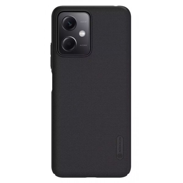 NILLKIN θήκη Super Frosted Shield για Xiaomi Redmi Note 12 5G, μαύρο NILLKIN θήκη Super Frosted Shield για Xiaomi Redmi Note 12 5G, μαύρο