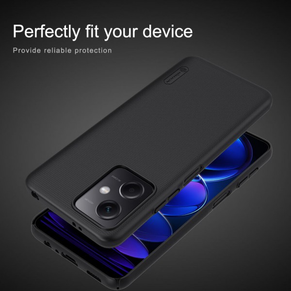 NILLKIN θήκη Super Frosted Shield για Xiaomi Redmi Note 12 Pro 5G, μπλε NILLKIN θήκη Super Frosted Shield για Xiaomi Redmi Note 12 Pro 5G, μπλε