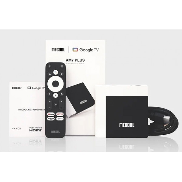 MECOOL TV Box KM7 Plus, Google/Netflix certificate, 4K, WiFi, Android 11 MECOOL TV Box KM7 Plus, Google/Netflix certificate, 4K, WiFi, Android 11