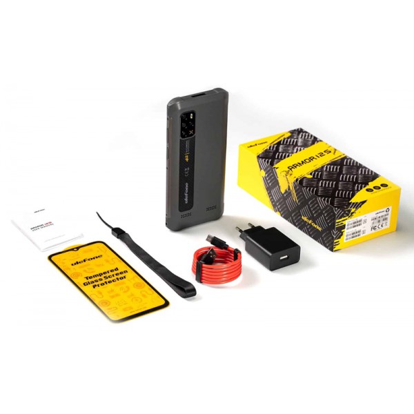 ULEFONE smartphone Armor 12S 4G, 6.52" 8/128GB, 5180mAh, IP68/69K, μαύρο