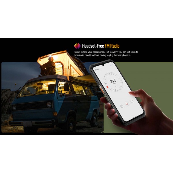 ULEFONE smartphone Power Armor 18, 5G, 6.58", 12/256GB, 9600mAh, μαύρο